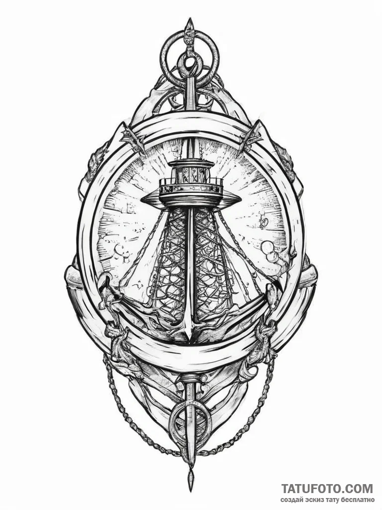Tattoo sketch fantasy, ink illustration for t... - эскиз тату (№1757276889_0, 07.09.2025 20:28) — Tatufoto.com