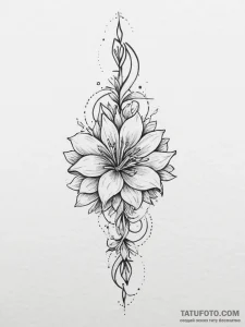Tattoo sketch delicate tattoo, tattoo flash s... - эскиз тату (№1757277678_0, 07.09.2025 20:41) — Tatufoto.com