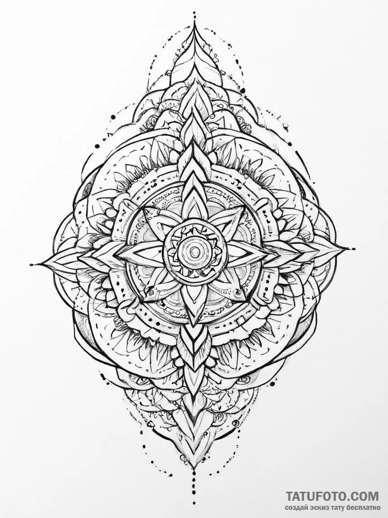 Tattoo sketch cosmic creation, tattoo line ar... - эскиз тату (№1757278667_0, 07.09.2025 20:57) — Tatufoto.com