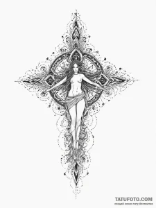 Tattoo sketch holy narrative, tattoo drawing... - эскиз тату (№1757279880_0, 07.09.2025 21:18) — Tatufoto.com