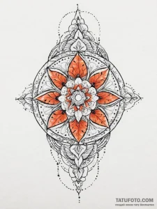 Tattoo sketch orange, artistic tattoo sketch,... - эскиз тату (№1757282882_0, 07.09.2025 22:08) — Tatufoto.com