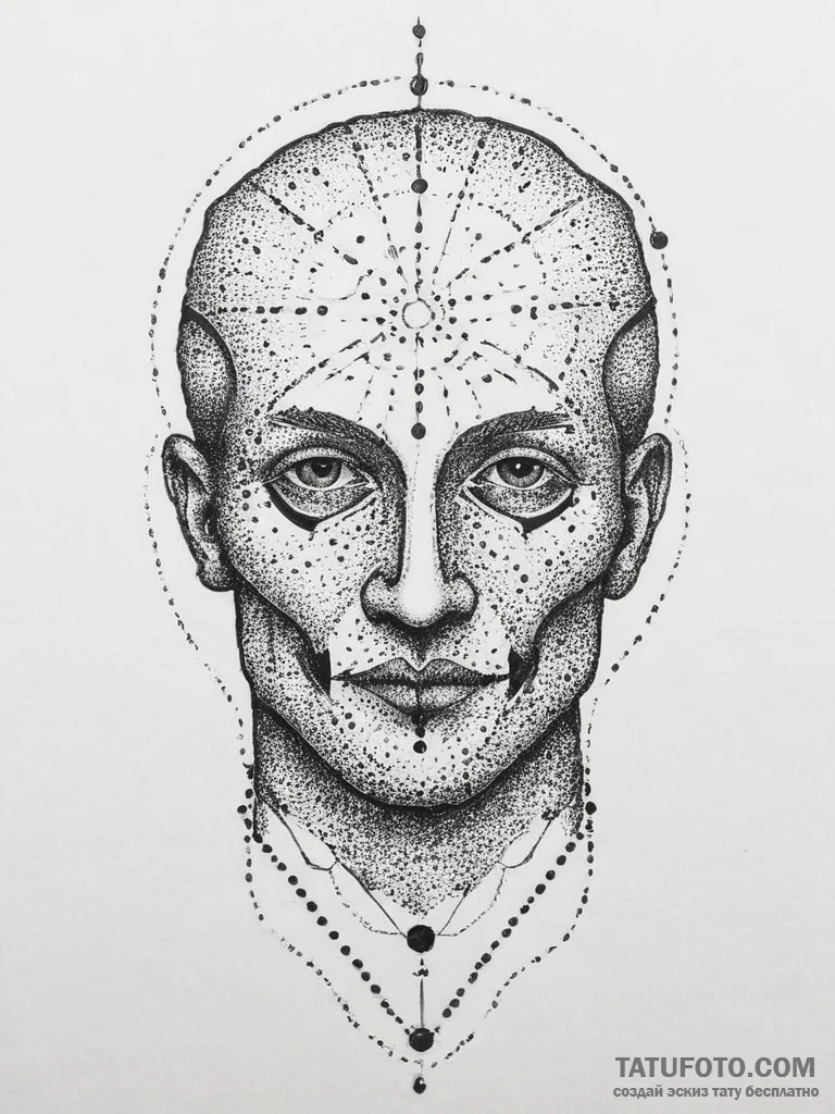 Tattoo sketch phantom, artistic tattoo sketch... - эскиз тату (№1757283083_0, 07.09.2025 22:11) — Tatufoto.com