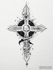 Tattoo sketch milky way galaxy, tattoo flash... - эскиз тату (№1757284280_0, 07.09.2025 22:31) — Tatufoto.com