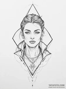 Tattoo sketch hero - эскиз тату (№1757285098_0, 07.09.2025 22:44) — Tatufoto.com