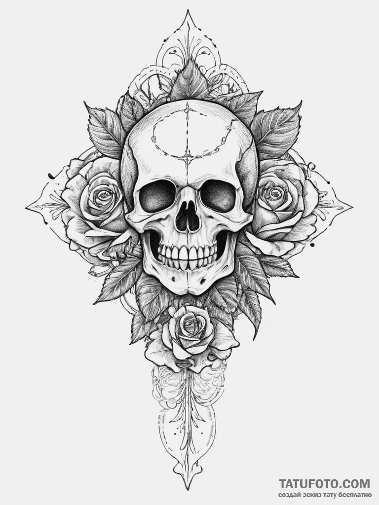 Tattoo sketch needle, tattoo line art, detail... - эскиз тату (№1757289297_0, 07.09.2025 23:54) — Tatufoto.com
