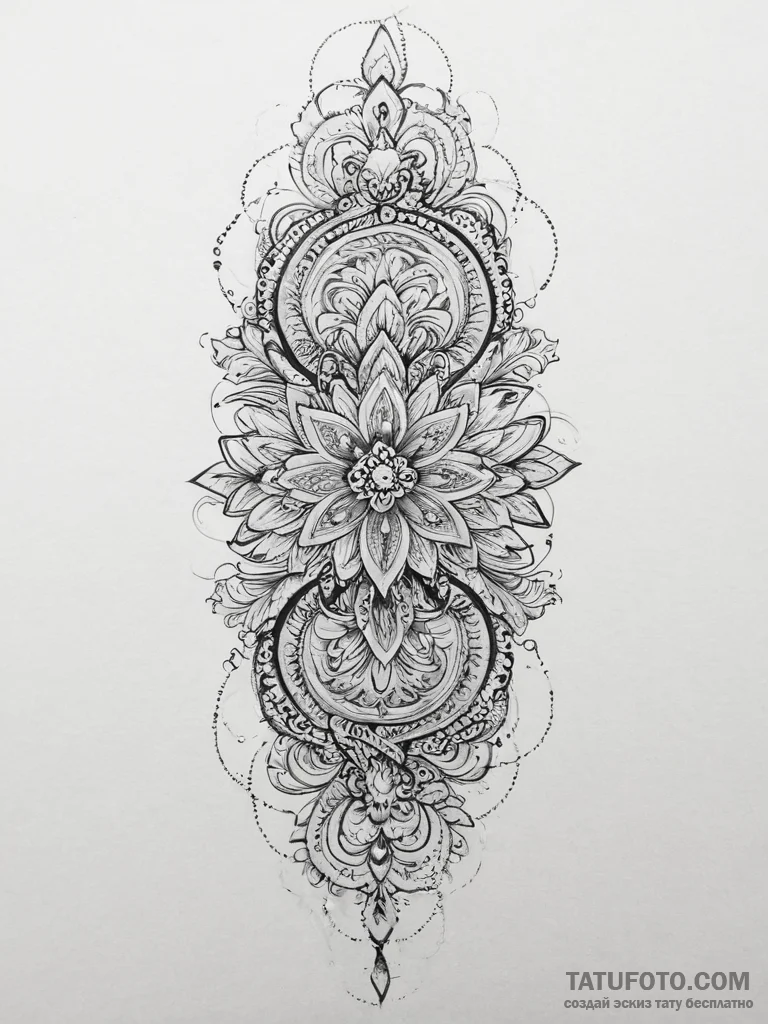 Tattoo sketch arm, ink illustration for tatto... - эскиз тату (№1757292729_0, 08.09.2025 00:52) — Tatufoto.com