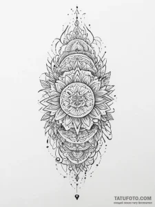 Tattoo sketch шрифт с узорами, artistic tatto... - эскиз тату (№1757293333_0, 08.09.2025 01:02) — Tatufoto.com