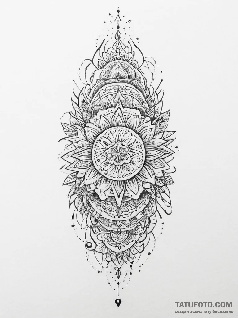 Tattoo sketch шрифт с узорами, artistic tatto... - эскиз тату (№1757293333_0, 08.09.2025 01:02) — Tatufoto.com