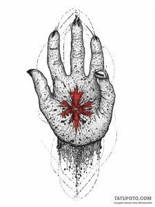 Tattoo sketch blessed creation, concept art f... - эскиз тату (№1757337377_0, 08.09.2025 13:16) — Tatufoto.com