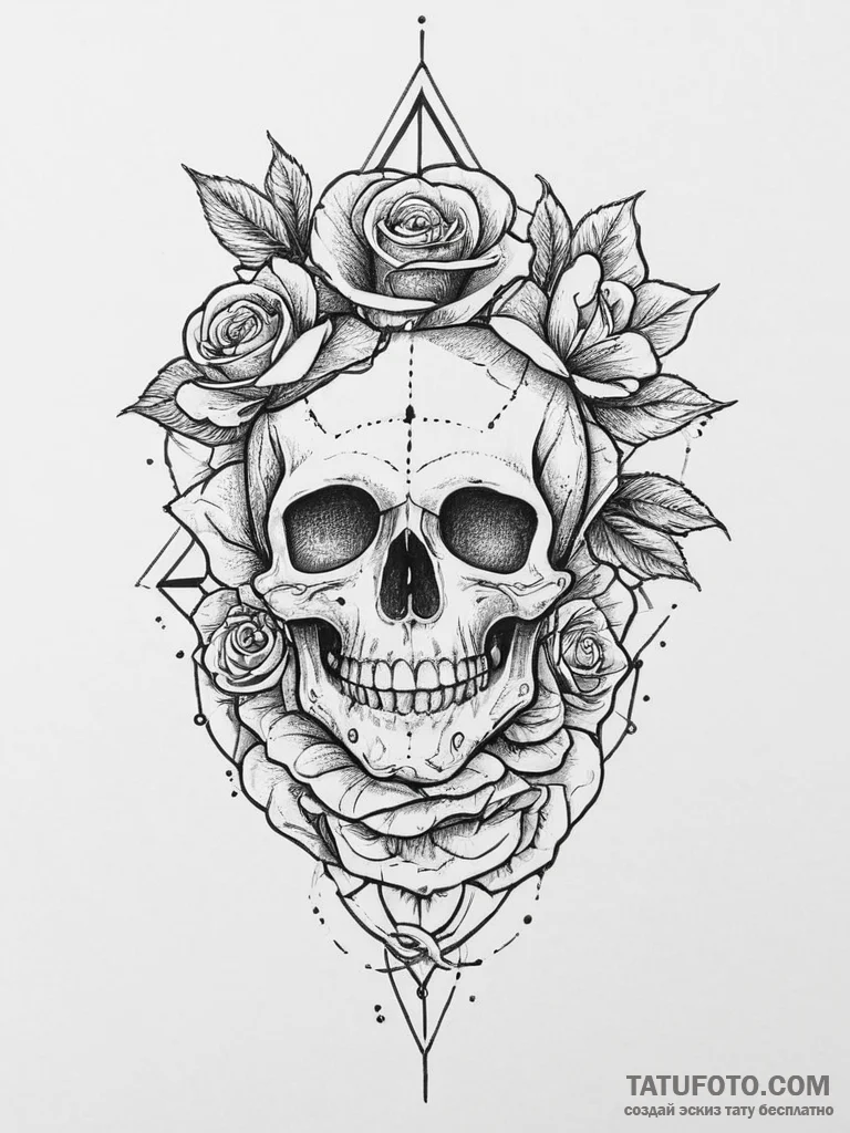 Tattoo sketch tape measure with a ruler, tatt... - эскиз тату (№1757337771_0, 08.09.2025 13:22) — Tatufoto.com
