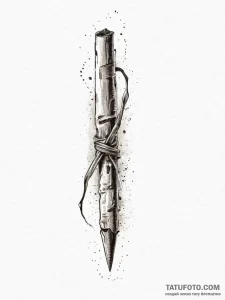 Tattoo sketch cinnamon stick, artistic tattoo... - эскиз тату (№1757338761_0, 08.09.2025 13:39) — Tatufoto.com