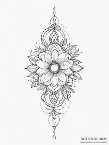 Tattoo sketch elegant tattoo, tattoo flash sh... - эскиз тату (№1757340333_0, 08.09.2025 14:05) — Tatufoto.com