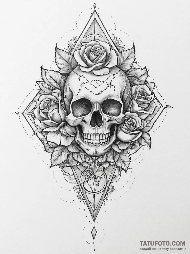 Tattoo sketch sacred story, tattoo drawing ou... - эскиз тату (№1757343097_0, 08.09.2025 14:51) — Tatufoto.com