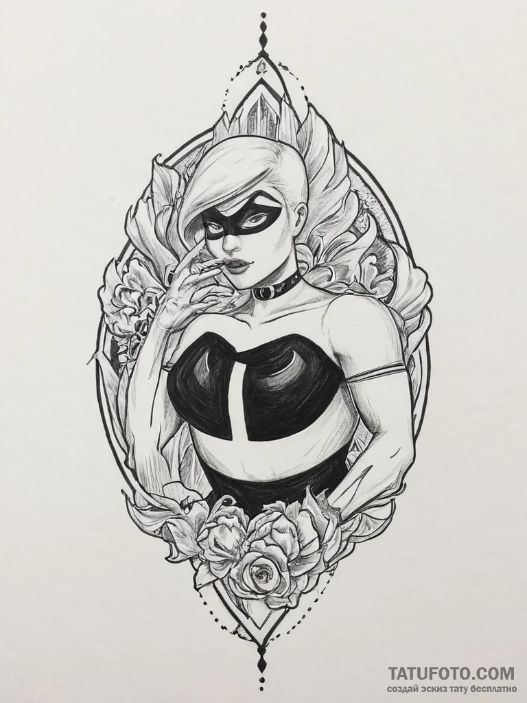 Tattoo sketch the incredibles logo, tattoo sk... - эскиз тату (№1757344495_0, 08.09.2025 15:14) — Tatufoto.com