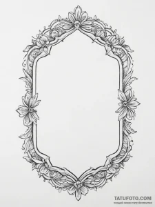Tattoo sketch vintage mirror tattoo, tattoo f... - эскиз тату (№1757346301_0, 08.09.2025 15:45) — Tatufoto.com