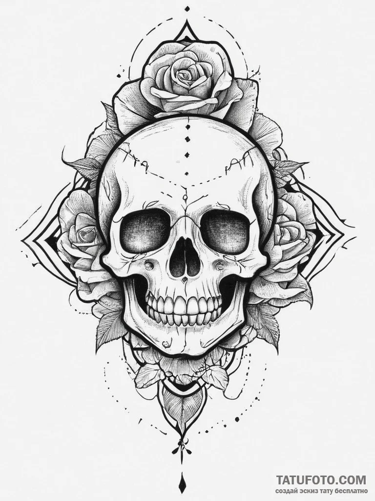 Tattoo sketch узор вокруг глаза, tattoo flash... - эскиз тату (№1757346496_0, 08.09.2025 15:48) — Tatufoto.com