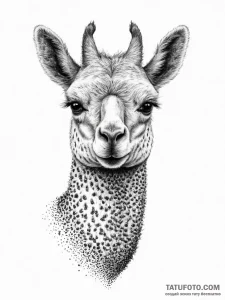 Tattoo sketch lama, tattoo drawing outline, d... - эскиз тату (№1757351883_0, 08.09.2025 17:18) — Tatufoto.com