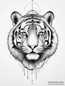 Tattoo sketch tiger's eye, tattoo line art, b... - эскиз тату (№1757356472_0, 08.09.2025 18:34) — Tatufoto.com
