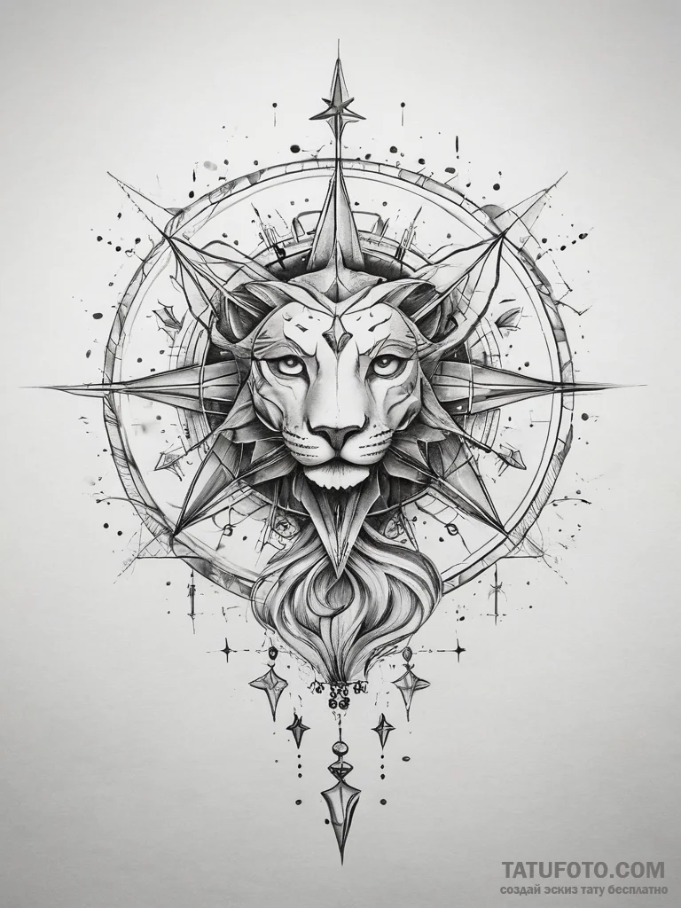 Tattoo sketch constellation tattoo, concept a... - эскиз тату (№1757358075_0, 08.09.2025 19:01) — Tatufoto.com