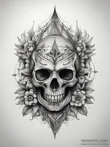 Tattoo sketch ash, concept art for tattoo, on... - эскиз тату (№1757358666_0, 08.09.2025 19:11) — Tatufoto.com