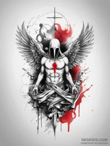 Tattoo sketch holy ghost, artistic tattoo ske... - эскиз тату (№1757361054_0, 08.09.2025 19:50) — Tatufoto.com