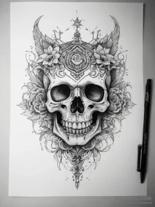 Tattoo sketch mind - эскиз тату (№1757363634_0, 08.09.2025 20:33) — Tatufoto.com
