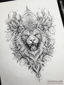 Tattoo sketch elegant tattoo - эскиз тату (№1757364423_0, 08.09.2025 20:47) — Tatufoto.com