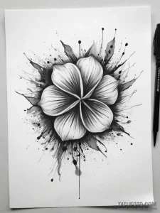 Tattoo sketch pinwheel flower, tattoo sketch... - эскиз тату (№1757366824_0, 08.09.2025 21:27) — Tatufoto.com
