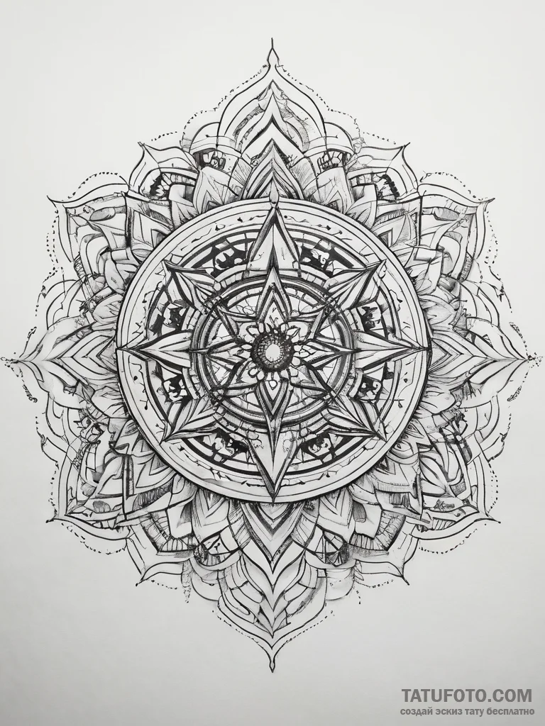 Tattoo sketch cosmic scene, tattoo line art,... - эскиз тату (№1757372176_0, 08.09.2025 22:56) — Tatufoto.com