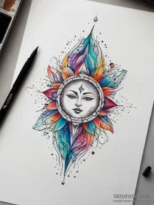 Tattoo sketch cosmic being, tattoo flash shee... - эскиз тату (№1757373179_0, 08.09.2025 23:12) — Tatufoto.com