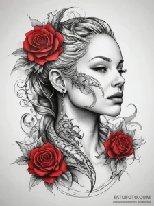 Tattoo sketch alyosha popovich with a dragon,... - эскиз тату (№1757374371_0, 08.09.2025 23:32) — Tatufoto.com