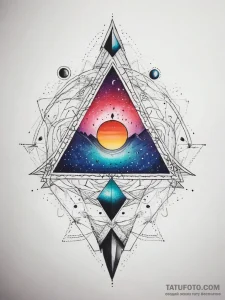 Tattoo sketch cosmic foundation, tattoo sketc... - эскиз тату (№1757378548_0, 09.09.2025 00:42) — Tatufoto.com