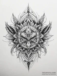 Tattoo sketch blessed creation, tattoo sketch... - эскиз тату (№1757383126_0, 09.09.2025 01:58) — Tatufoto.com