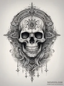 Tattoo sketch cosmic ghost, tattoo sketch des... - эскиз тату (№1757383923_0, 09.09.2025 02:12) — Tatufoto.com
