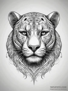 Tattoo sketch panther tattoo, tattoo sketch d... - эскиз тату (№1757386089_0, 09.09.2025 02:48) — Tatufoto.com