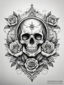 Tattoo sketch vintage mirror tattoo, tattoo l... - эскиз тату (№1757388071_0, 09.09.2025 03:21) — Tatufoto.com