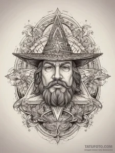 Tattoo sketch patrick star portrait, tattoo d... - эскиз тату (№1757392825_0, 09.09.2025 04:40) — Tatufoto.com