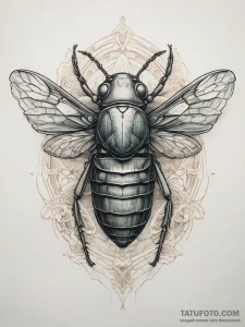 Tattoo sketch cicada, tattoo drawing outline,... - эскиз тату (№1757394404_0, 09.09.2025 05:06) — Tatufoto.com