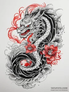 Tattoo sketch embroidery an animal, tattoo sk... - эскиз тату (№1757394991_0, 09.09.2025 05:16) — Tatufoto.com