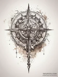 Tattoo sketch cosmic staff, tattoo sketch des... - эскиз тату (№1757396189_0, 09.09.2025 05:36) — Tatufoto.com