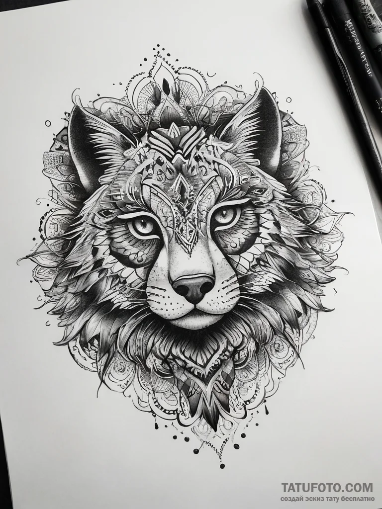 Tattoo sketch makeup tattoo, artistic tattoo... - эскиз тату (№1757397581_0, 09.09.2025 05:59) — Tatufoto.com