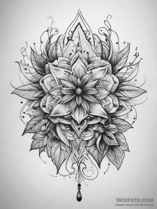 Tattoo sketch nature, tattoo sketch design, o... - эскиз тату (№1757399160_0, 09.09.2025 06:26) — Tatufoto.com