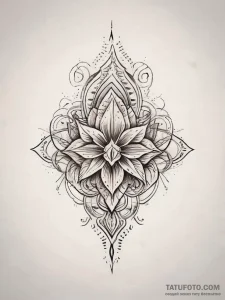 Tattoo sketch beige, ink illustration for tat... - эскиз тату (№1757400546_0, 09.09.2025 06:49) — Tatufoto.com