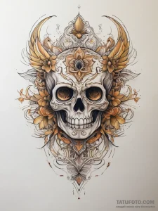 Tattoo sketch gold, tattoo flash sheet design... - эскиз тату (№1757402739_0, 09.09.2025 07:25) — Tatufoto.com