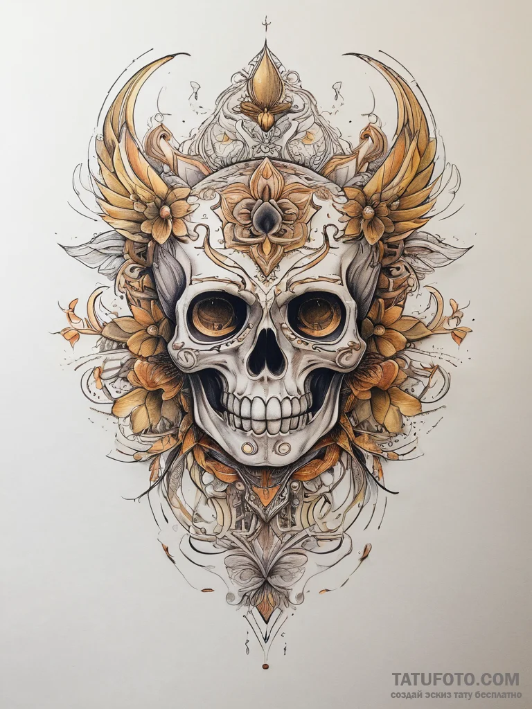 Tattoo sketch gold, tattoo flash sheet design... - эскиз тату (№1757402739_0, 09.09.2025 07:25) — Tatufoto.com