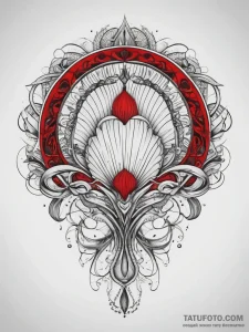 Tattoo sketch shell, concept art for tattoo,... - эскиз тату (№1757405495_0, 09.09.2025 08:11) — Tatufoto.com