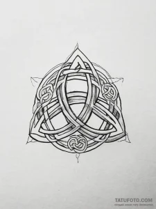 Tattoo sketch celtic trinity knot, tattoo lin... - эскиз тату (№1757409059_0, 09.09.2025 09:10) — Tatufoto.com