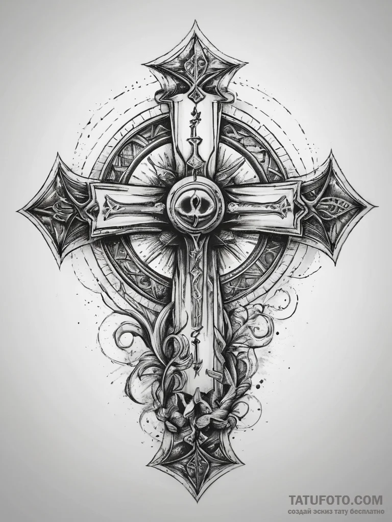 Tattoo sketch alchemical symbols, artistic ta... - эскиз тату (№1757414008_0, 09.09.2025 10:33) — Tatufoto.com