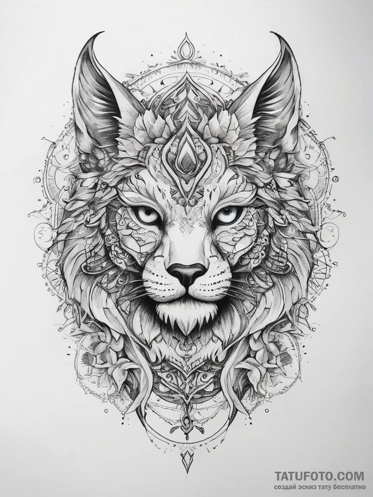 Tattoo sketch bright - эскиз тату (№1757420630_0, 09.09.2025 12:23) — Tatufoto.com