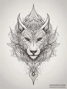 Tattoo sketch fantasy, tattoo line art, on a... - эскиз тату (№1757425715_0, 09.09.2025 13:48) — Tatufoto.com